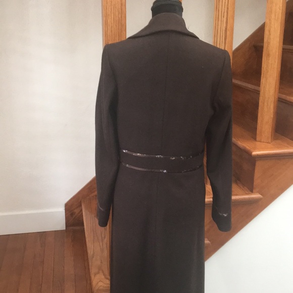 Rebecca Taylor Chocolate Brown Overcoat, Wool - Picture 8 of 13